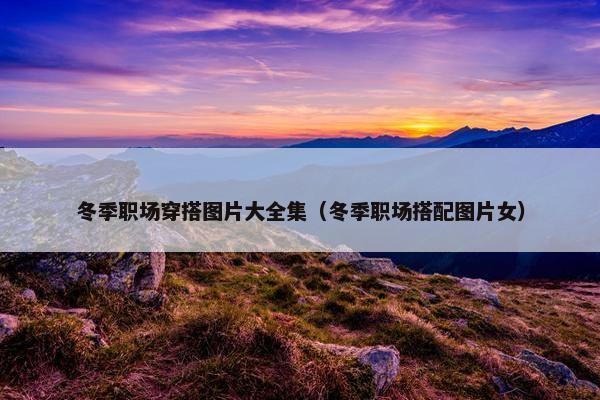 冬季职场穿搭图片大全集（冬季职场搭配图片女）