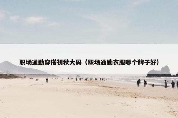 职场通勤穿搭初秋大码（职场通勤衣服哪个牌子好）