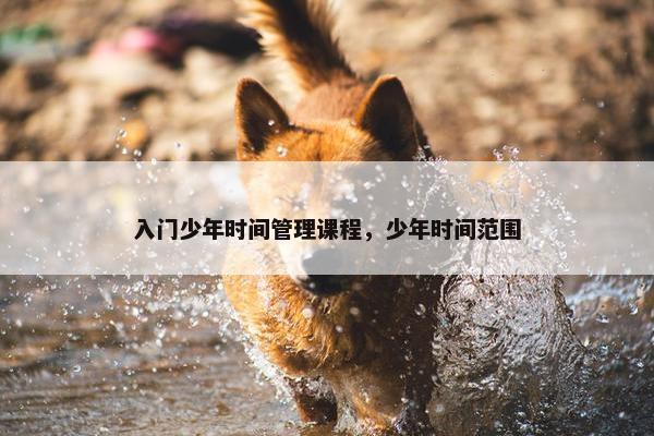 入门少年时间管理课程，少年时间范围