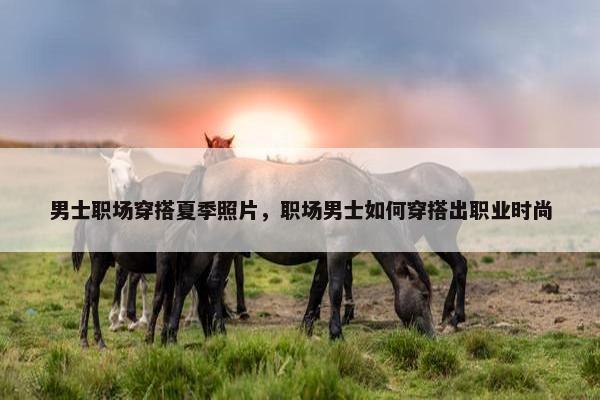 男士职场穿搭夏季照片，职场男士如何穿搭出职业时尚