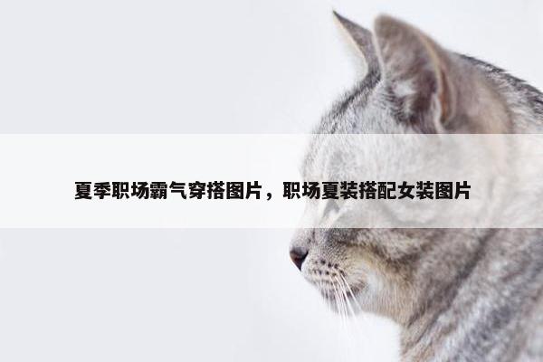夏季职场霸气穿搭图片，职场夏装搭配女装图片