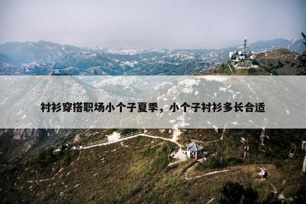 衬衫穿搭职场小个子夏季，小个子衬衫多长合适