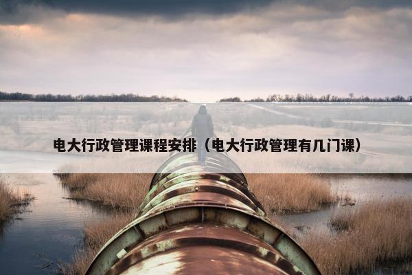 电大行政管理课程安排（电大行政管理有几门课）