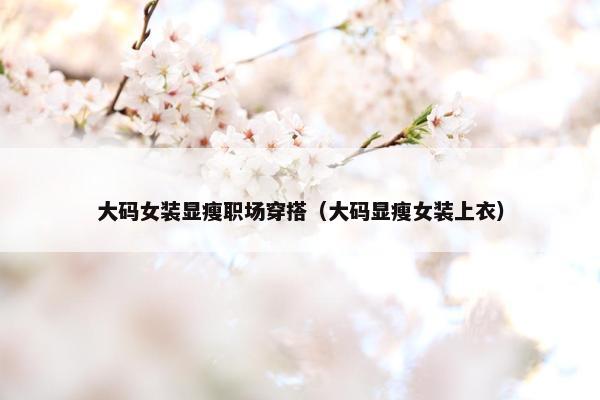 大码女装显瘦职场穿搭（大码显瘦女装上衣）