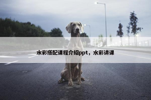 水彩搭配课程介绍ppt，水彩讲课