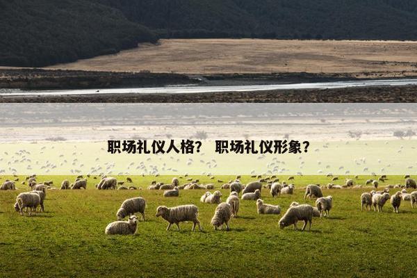 职场礼仪人格？ 职场礼仪形象？