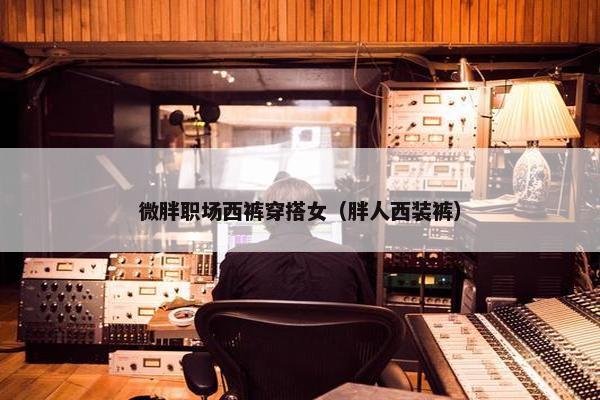 微胖职场西裤穿搭女（胖人西装裤）